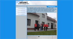 Desktop Screenshot of geozet.cz