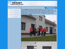 Tablet Screenshot of geozet.cz