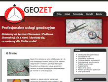 Tablet Screenshot of geozet.pl